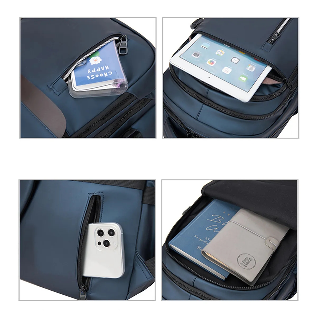 Custom Simple Anti Theft Business Durable Travel Backpack 6