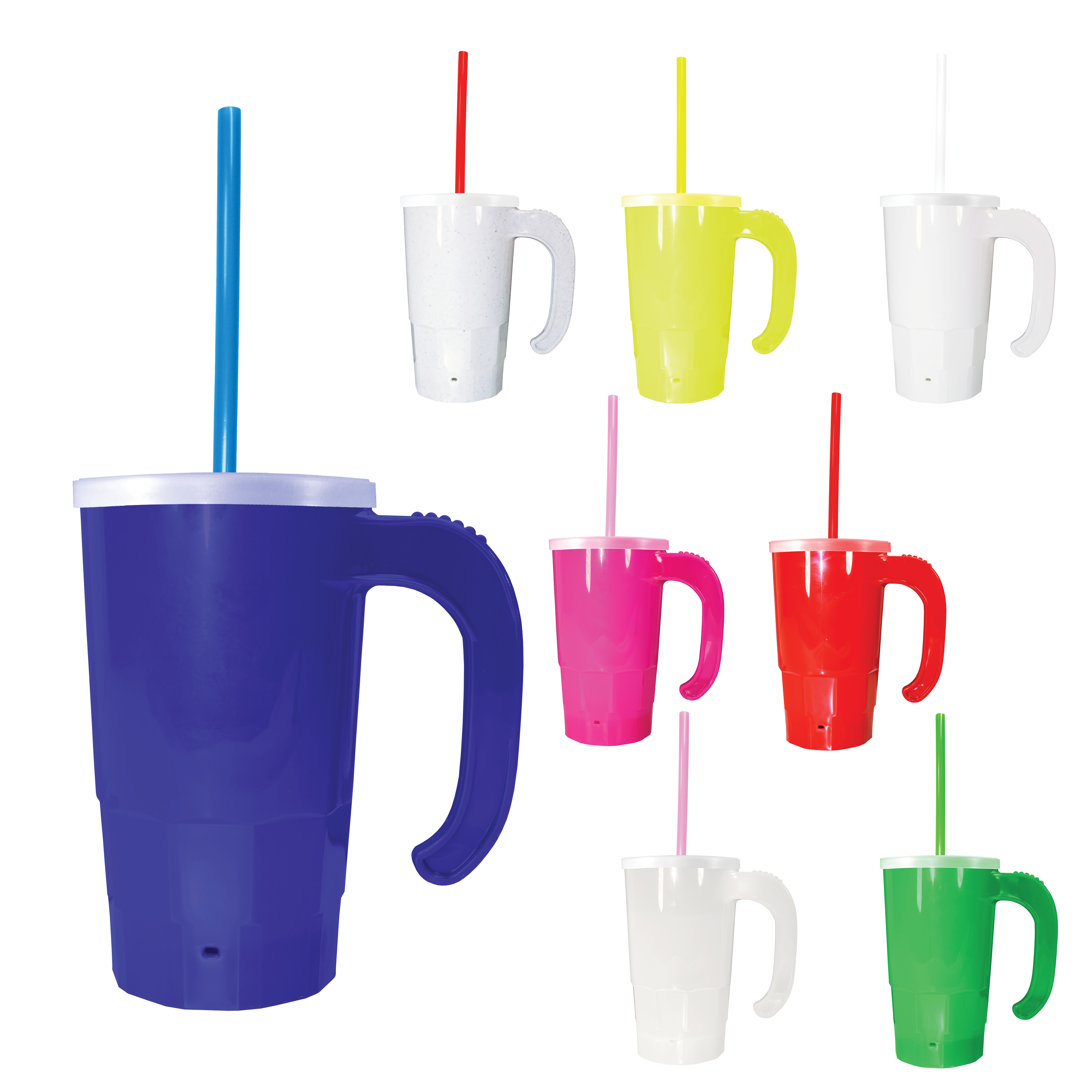 20 oz. Stackable Beer Stein/Straw/Lid Set 13