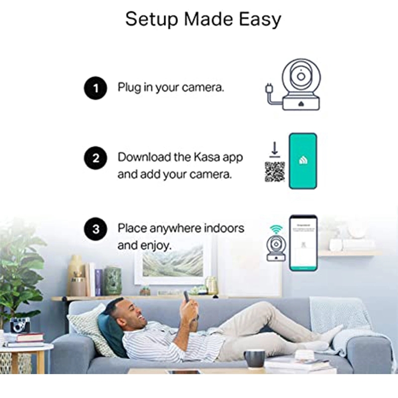 Indoor Pan/Tilt Smart Security Camera 5