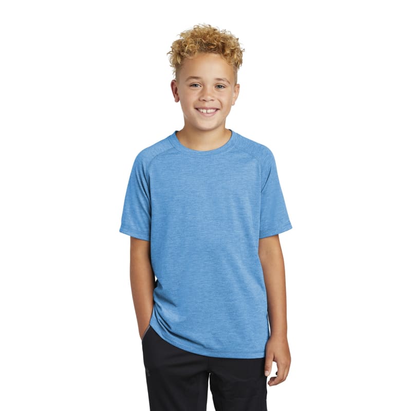 Sport-Tek Youth PosiCharge Tri-Blend Wicking Raglan Tee. 12