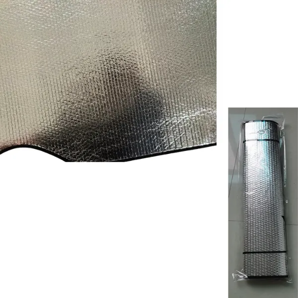Silver Reflective PE Bubble Car Windshield Sunshade 3