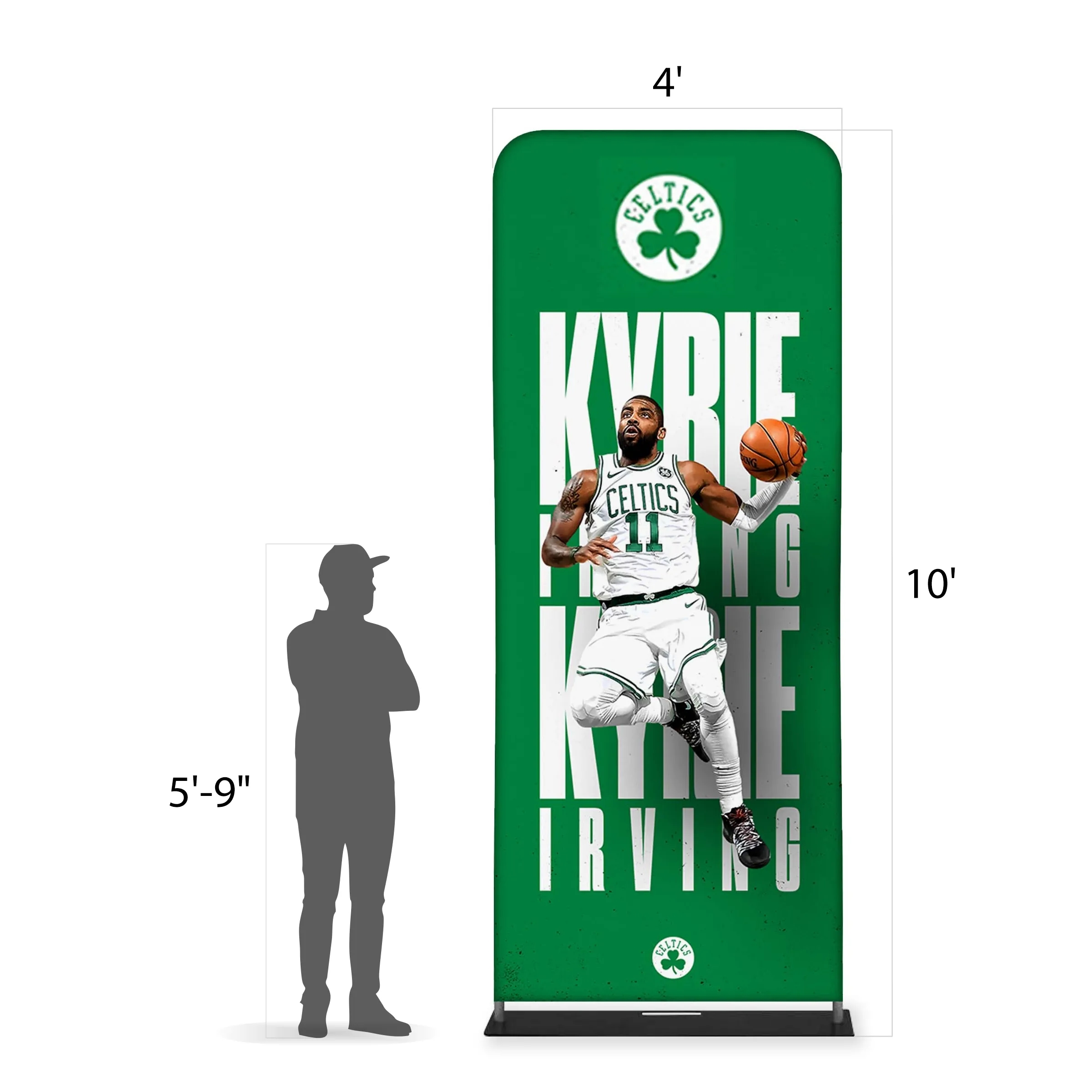 Tube Banner, Double Sided Digitally Printed - 10'x4' 4