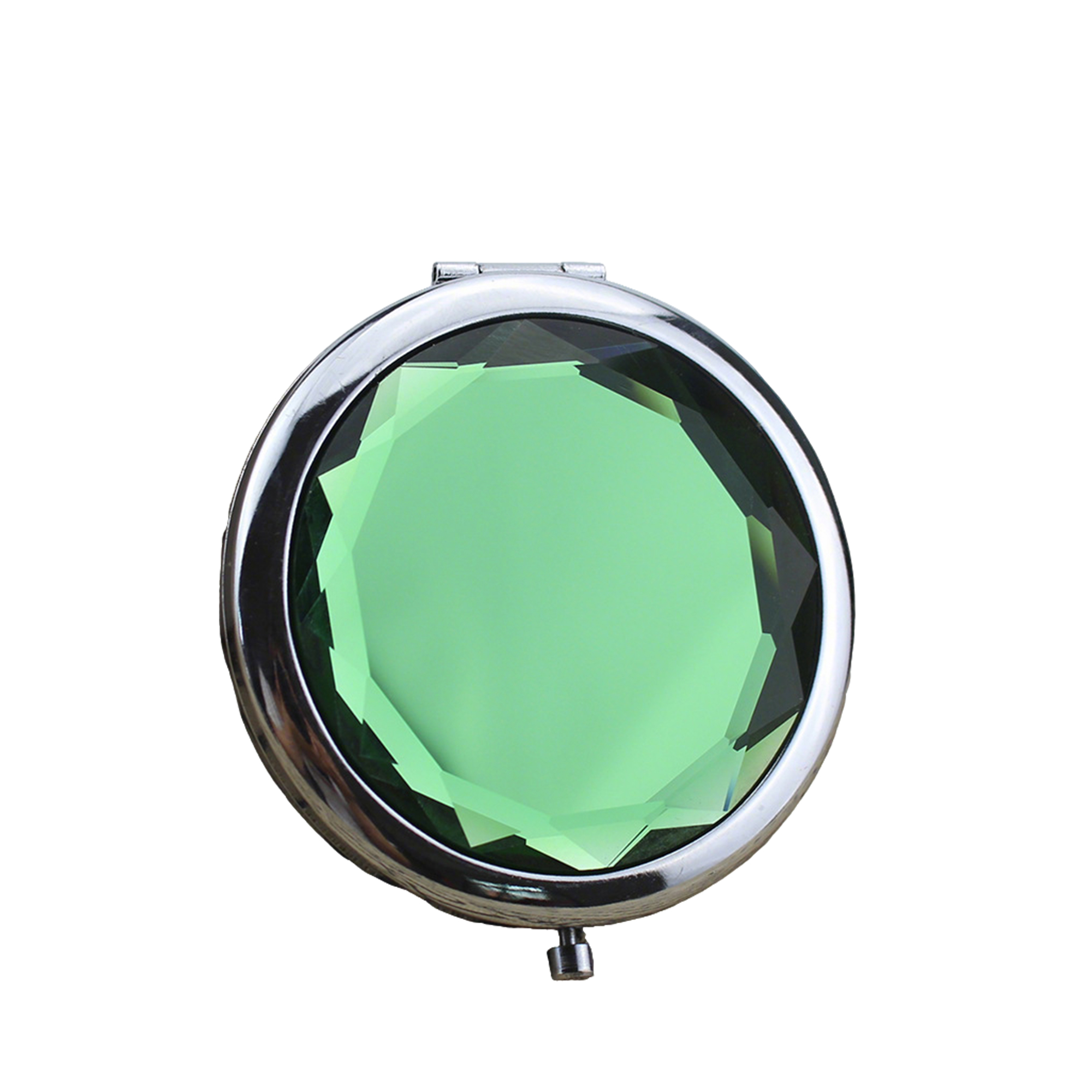 Crystal Folding Vanity Mirror With Dual Magnification 2.8" 6