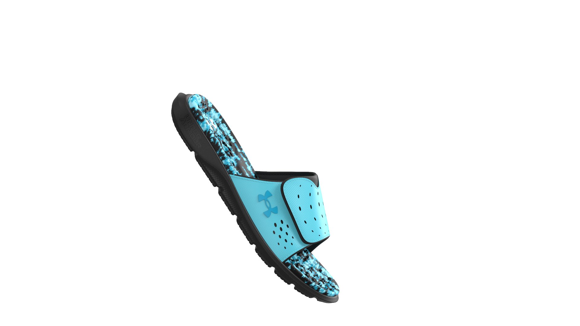 UA Ignite Pro Graphic Footbed Girls' Slides 4