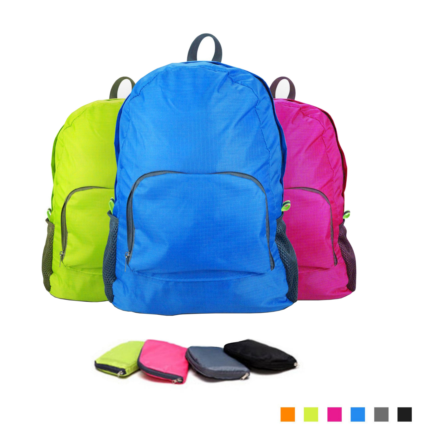 Foldable Double Shoulder Oxford Cloth Backpack 2