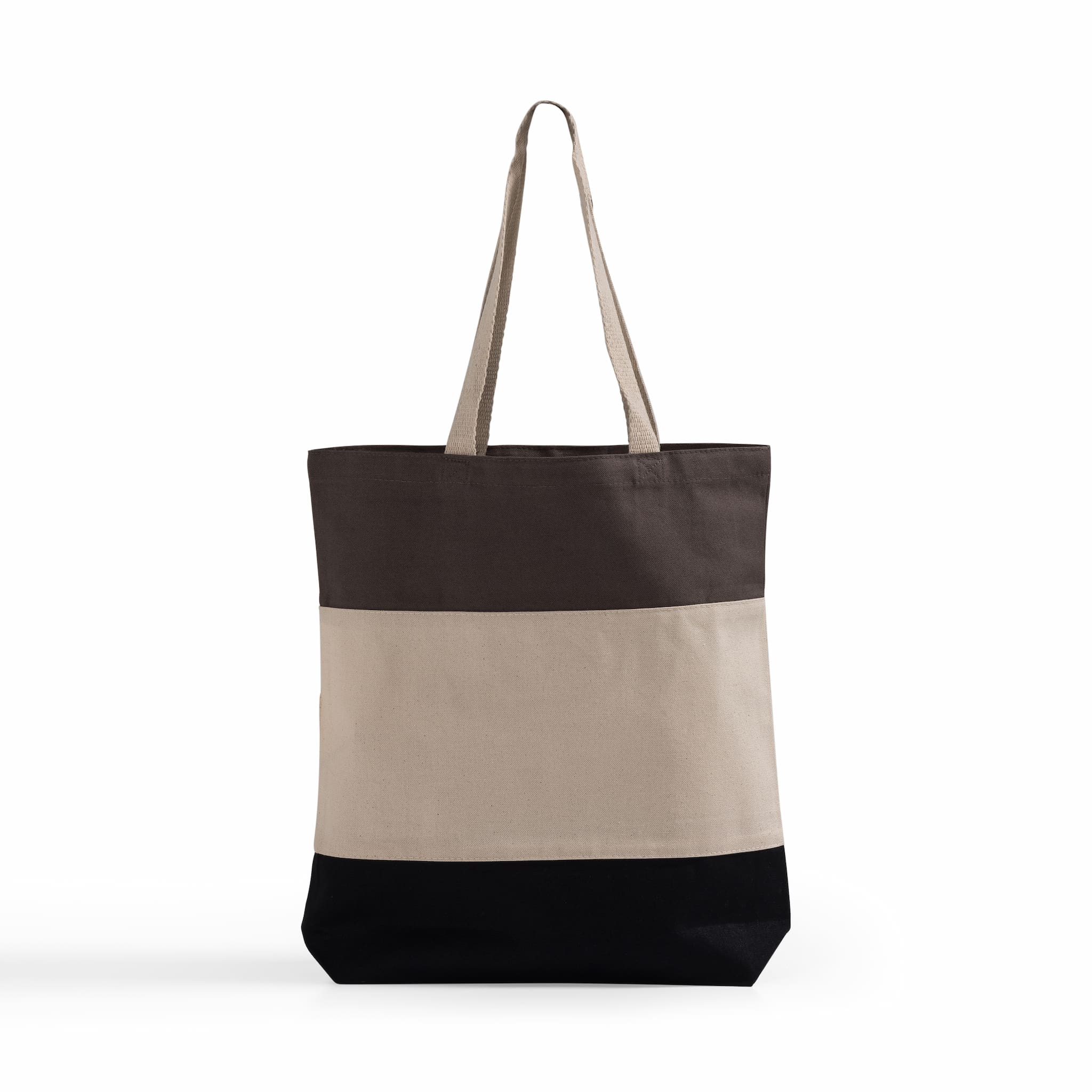 Tri-Color Canvas Tote Bag 13
