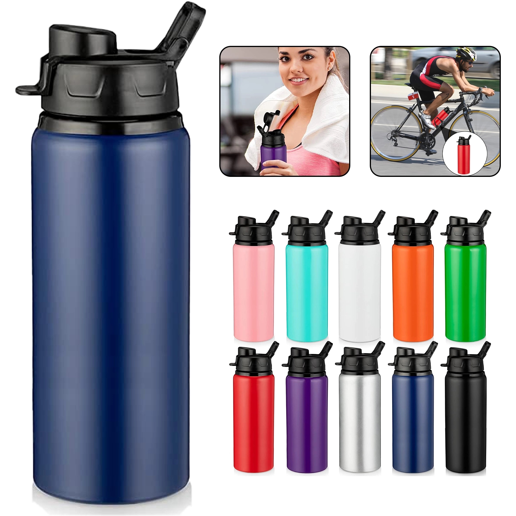 20 oz Leak Proof Aluminum Reusable Bottles 2