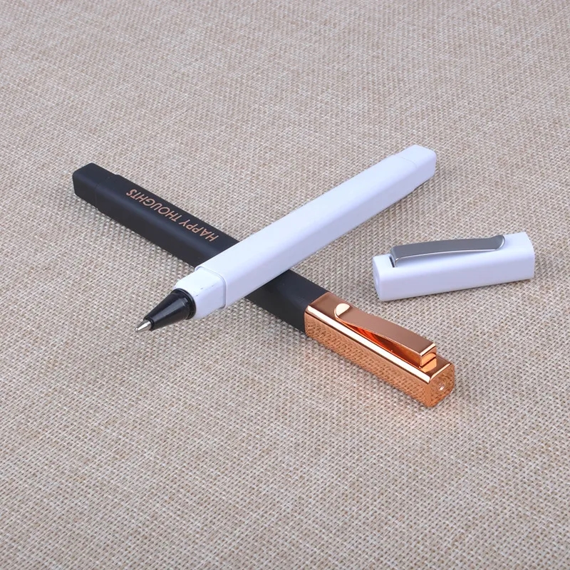 Ambassador Square Pen With Gold Cap 4