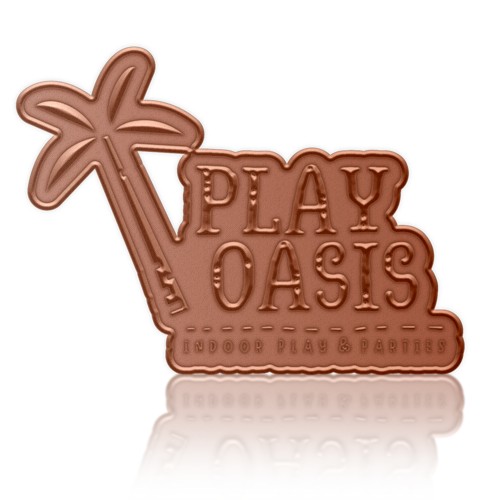 Die Struck Solid Brass Lapel Pin With Shiny Plating - Silver, Gold, Copper, Bronze 4