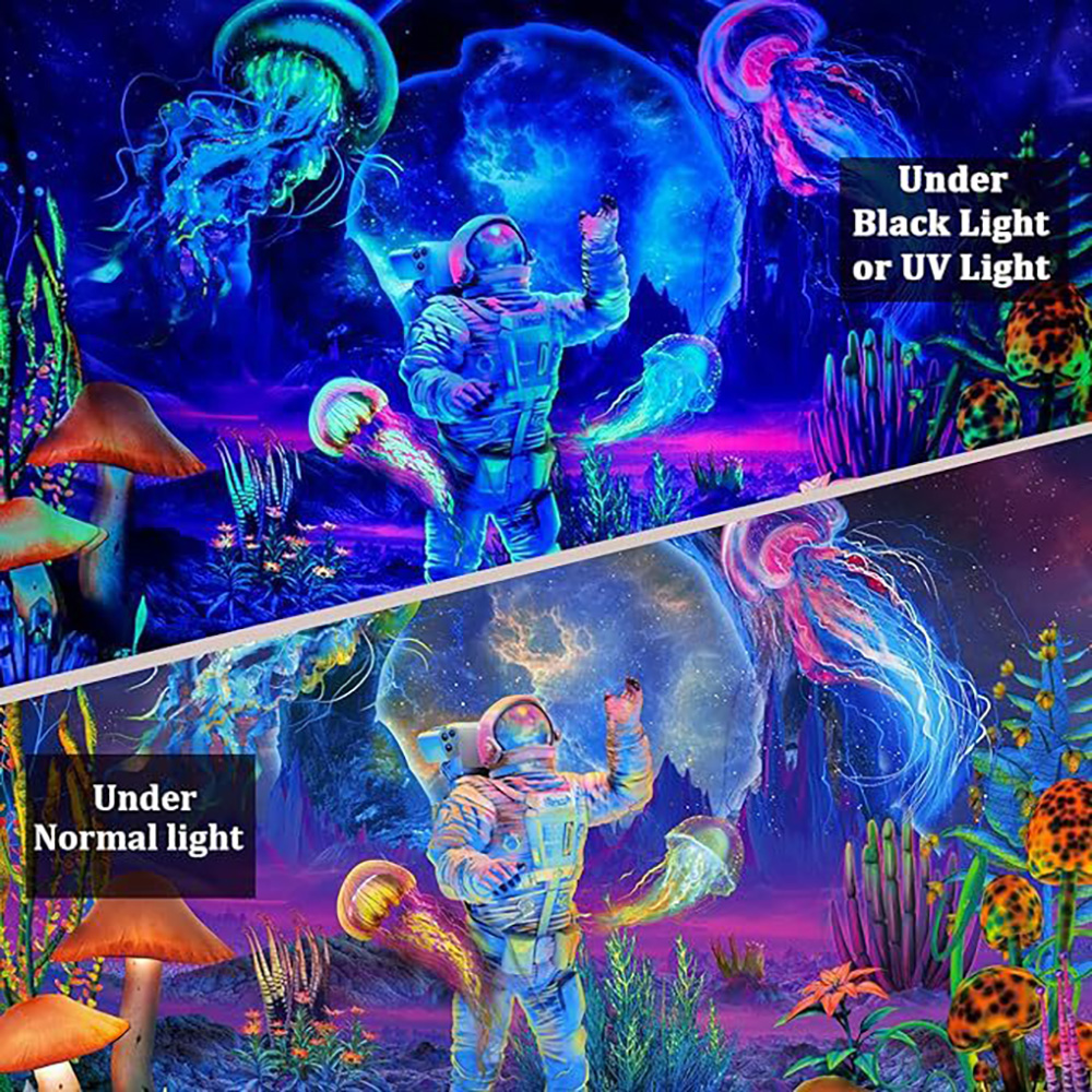 Fluorescence Wall Hanging Fabric Tapestry 4