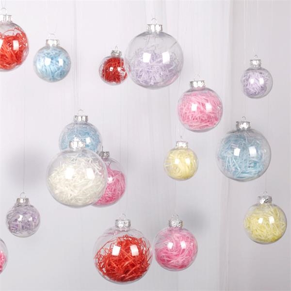 Transparent Fillable Ball Christmas Decorations 2
