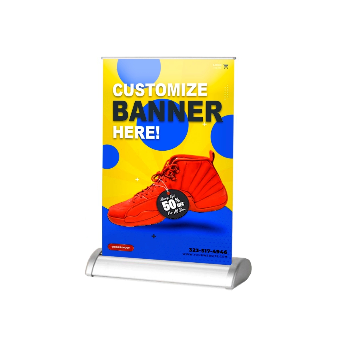 9 Mil Poly Table Roll Up Banner 1