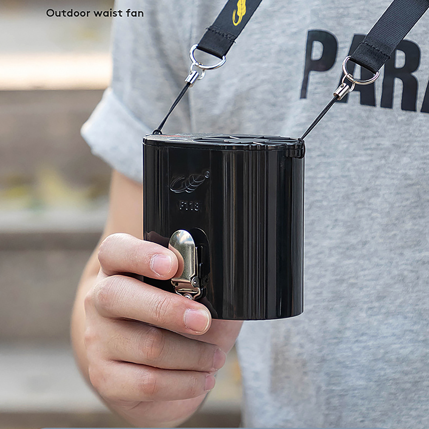 Adjustable Turbine Waist Fan 4800mAh 9