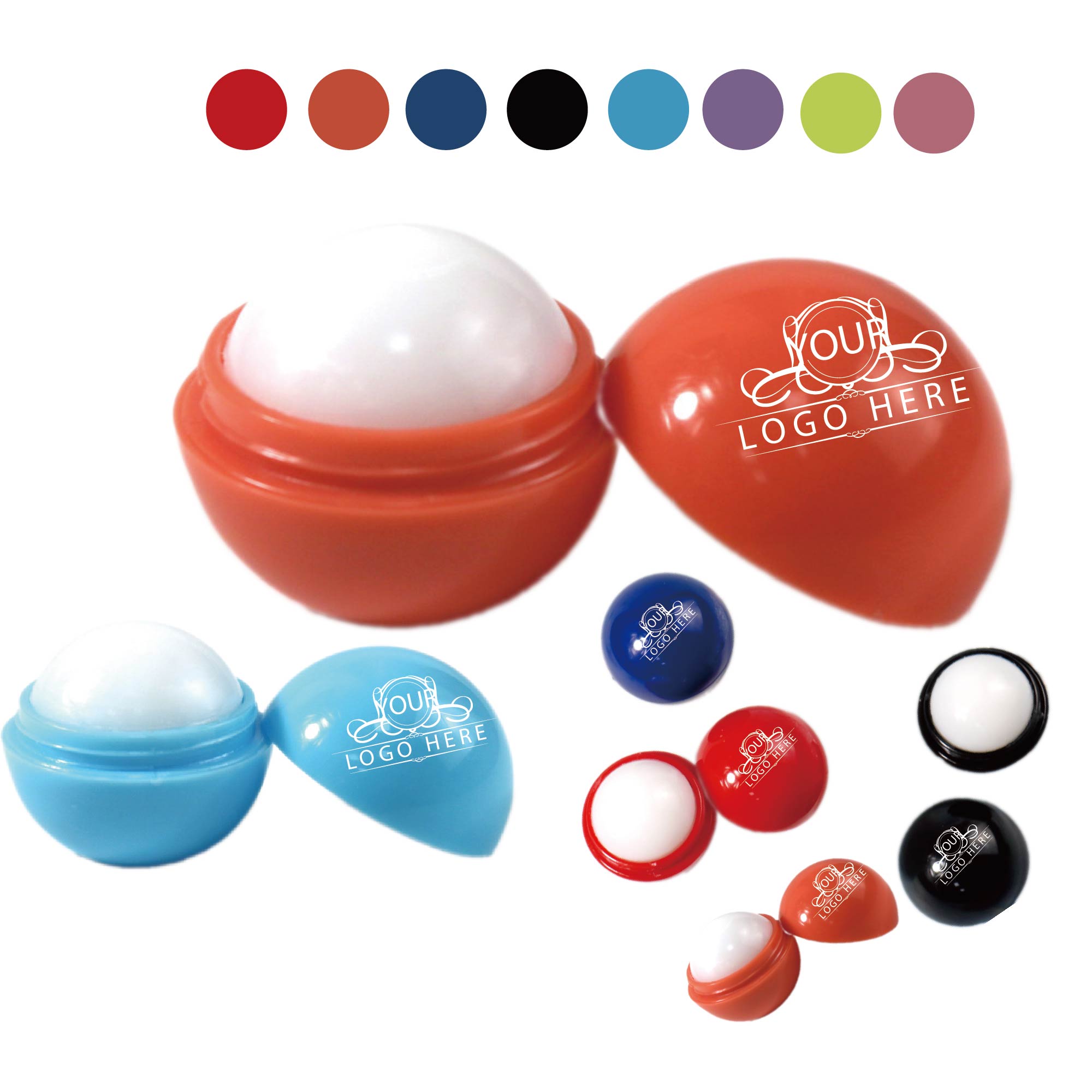 Personalized Lip Balm Balls 2