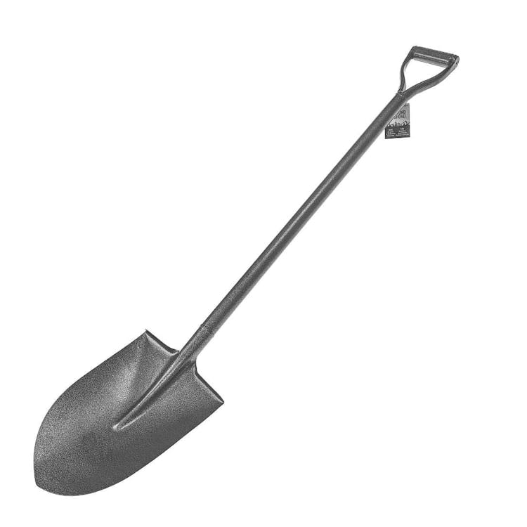 Metal Round Head Shovel - 48" 2