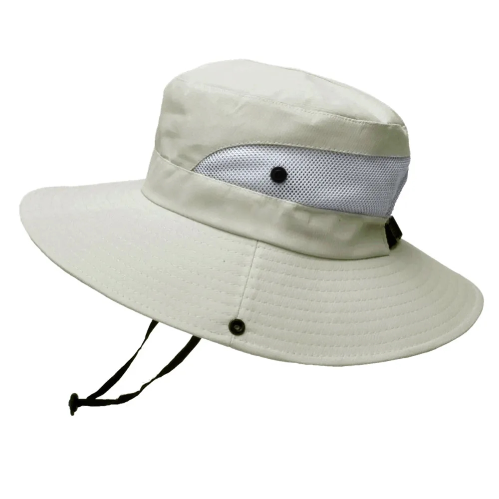 UPF50 Wide Brim Sun Hat with Ponytail Hole 6