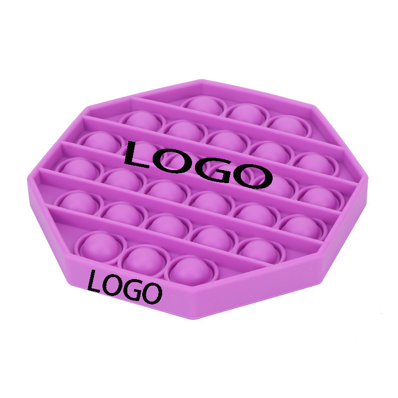Silicone Bubble Pop Fidget Sensory Toys Stress Reliever for Kids and Adult 6