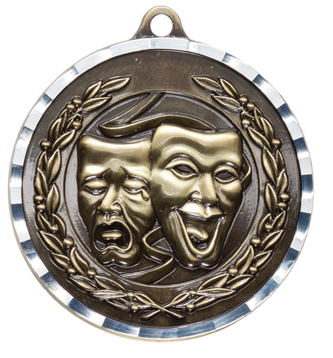 2" Drama Diamond Cut Medal 1