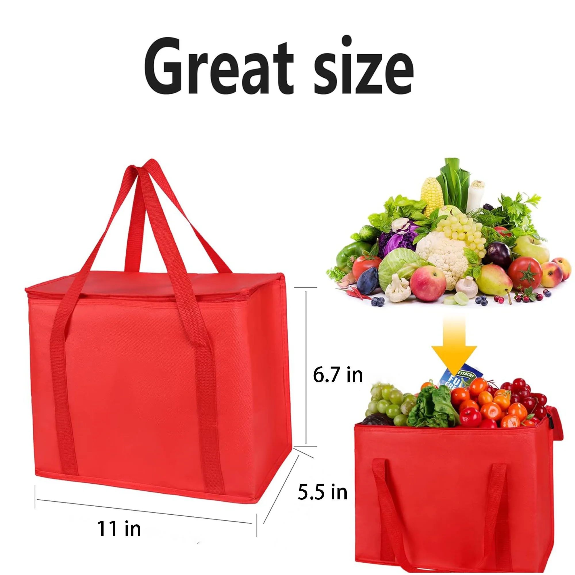 Insulated Grocery Shopping Bags 8