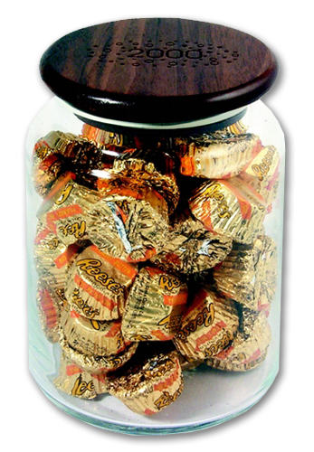 Large Candy Jar with Wood Lid 19
