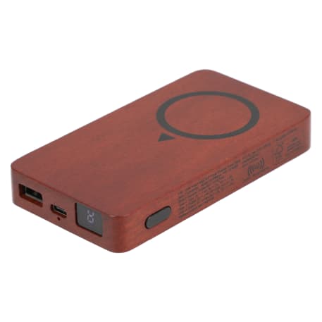 FSC® 100% Wood MagClick™ Fast Wireless Power Bank 17