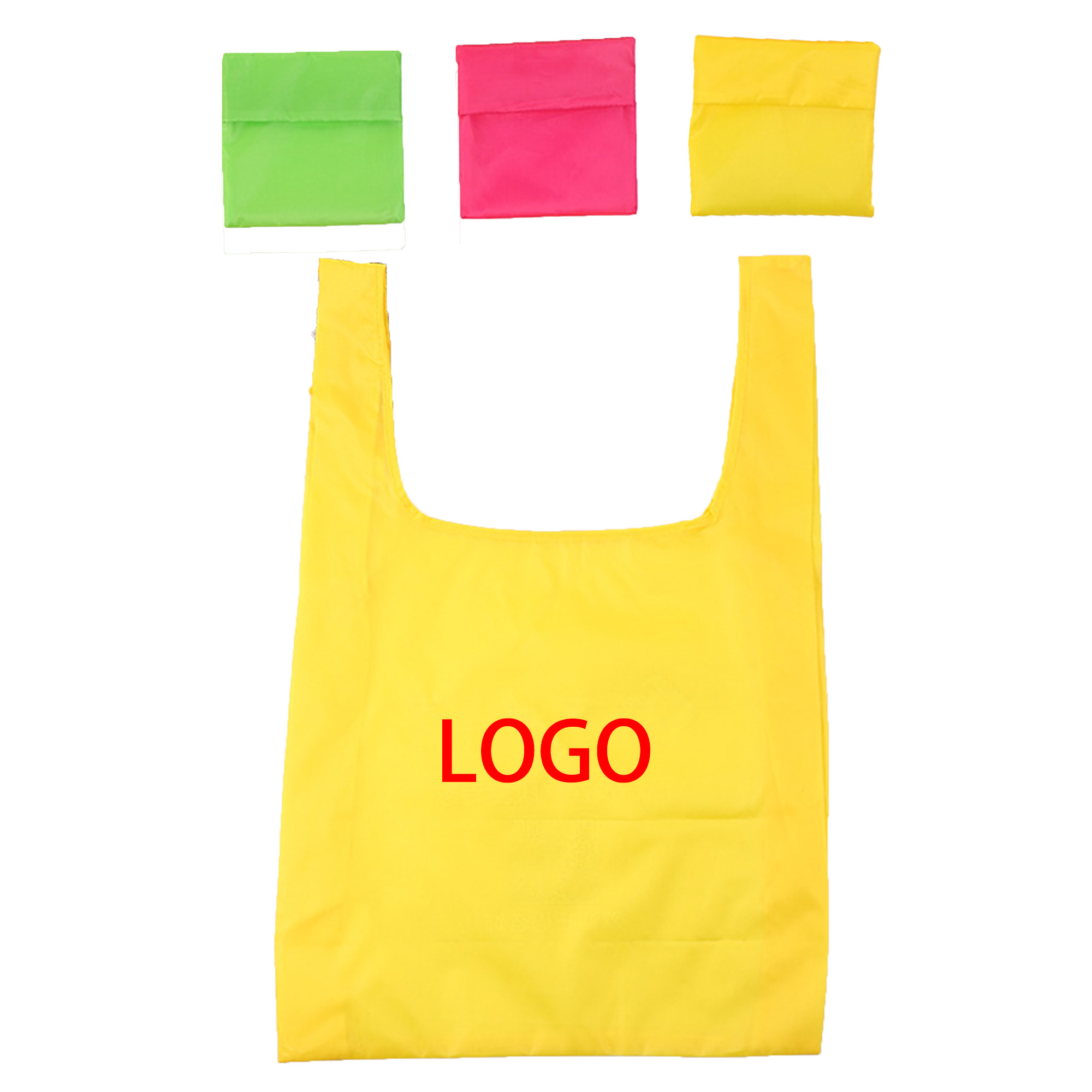 Collapsible Geometric Green Carrying Tote 2