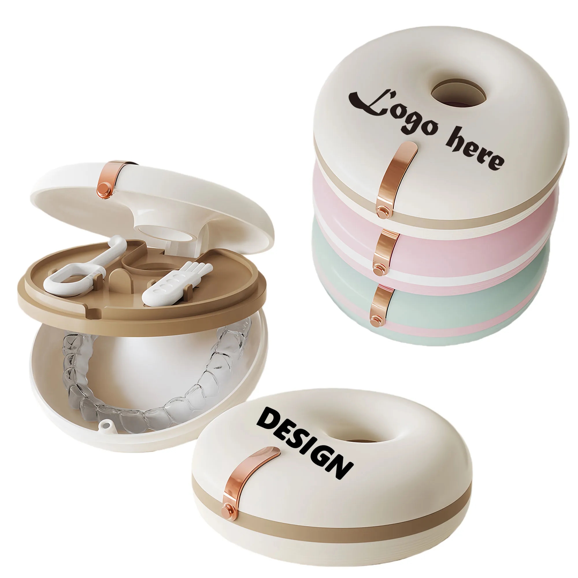 Magnetic Portable Dental Retainer Case For Kids