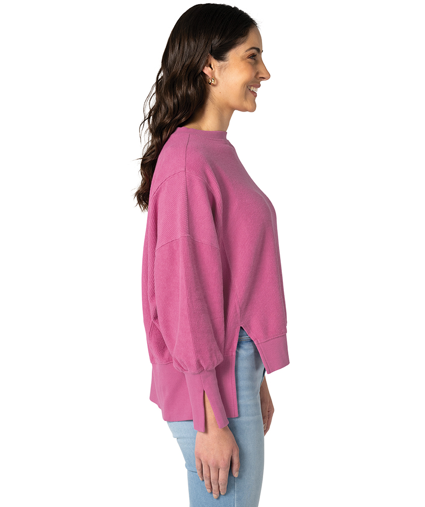 Women's Camden Spliced Crew Neck Sweatshirt 8