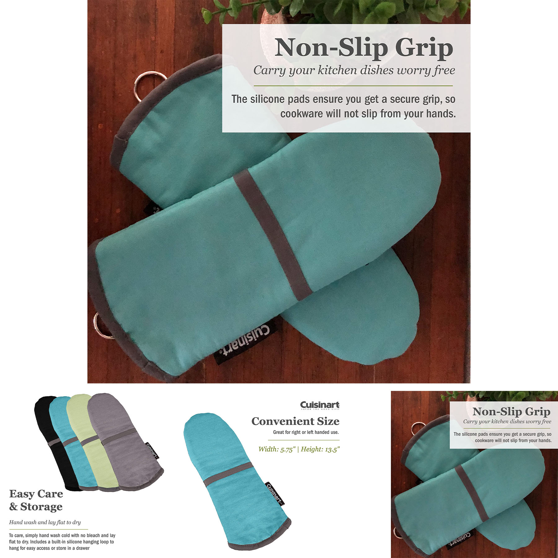 Silicone Oven Mitts 2