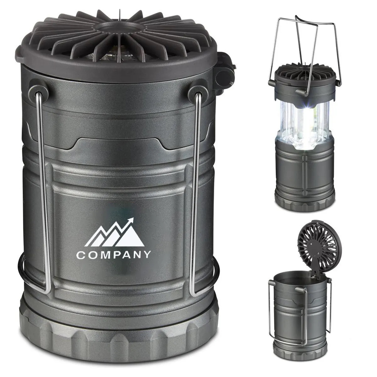 Rechargeable Dual Camping Lantern Fan 1