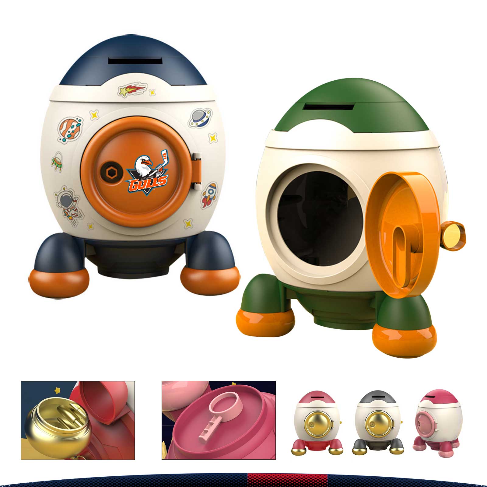 Rocket Piggy Bank 5
