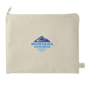 Organic Cotton Flat Travel Pouch 26