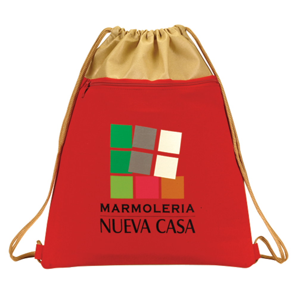 Go-Green Zipper Drawstring Duffle 2