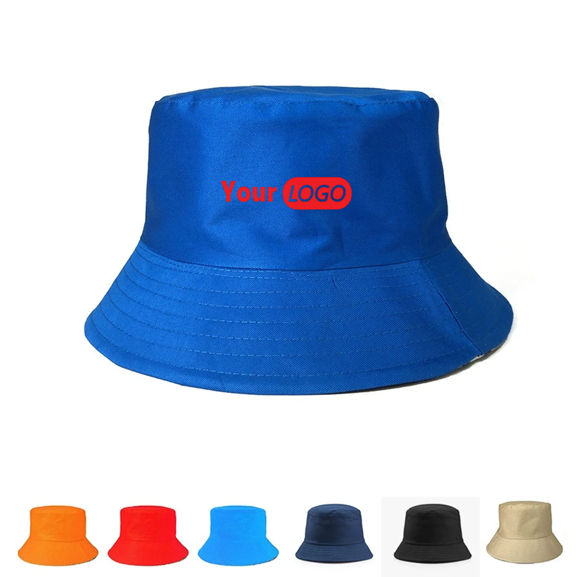 Foldable 100% Cotton Bucket Hats 6