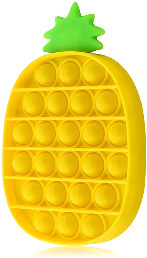 Pineapple Shape Bubble Push Popper Anxiety Relief Autism Toy Board 4