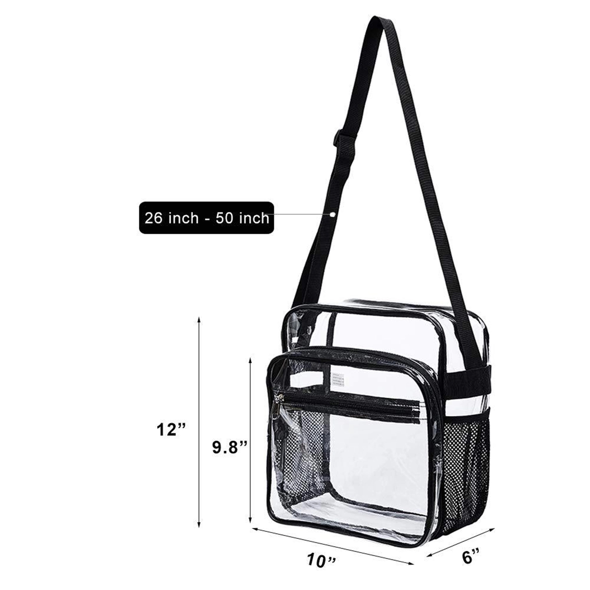 PVC Clear Crossbody Sling Bag 3