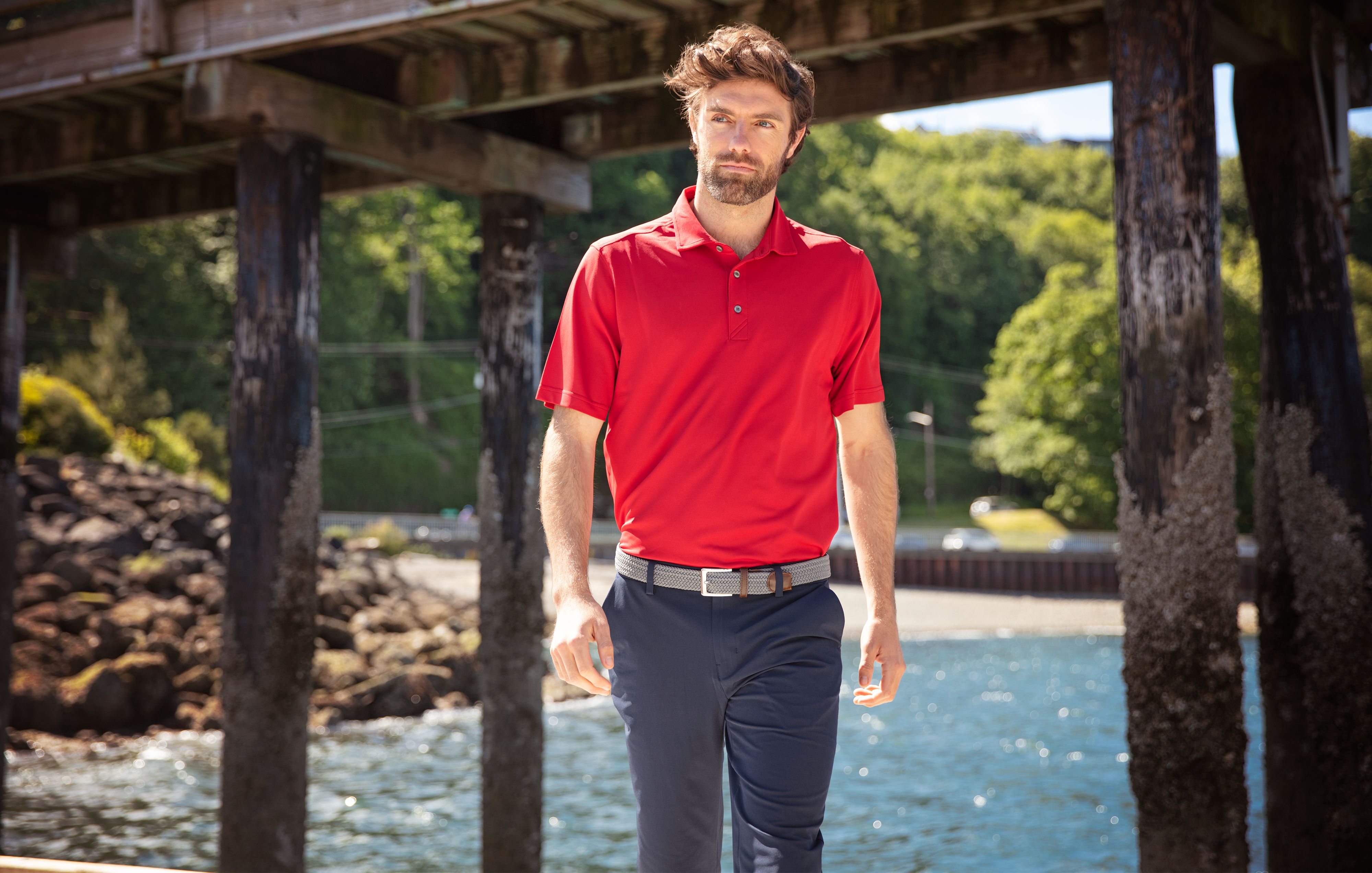Cutter & Buck Virtue Recycled Featherlight Pique Mens Polo 46