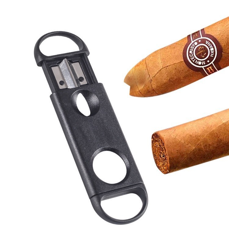Plastic Guillotine Cigar Cutter 1