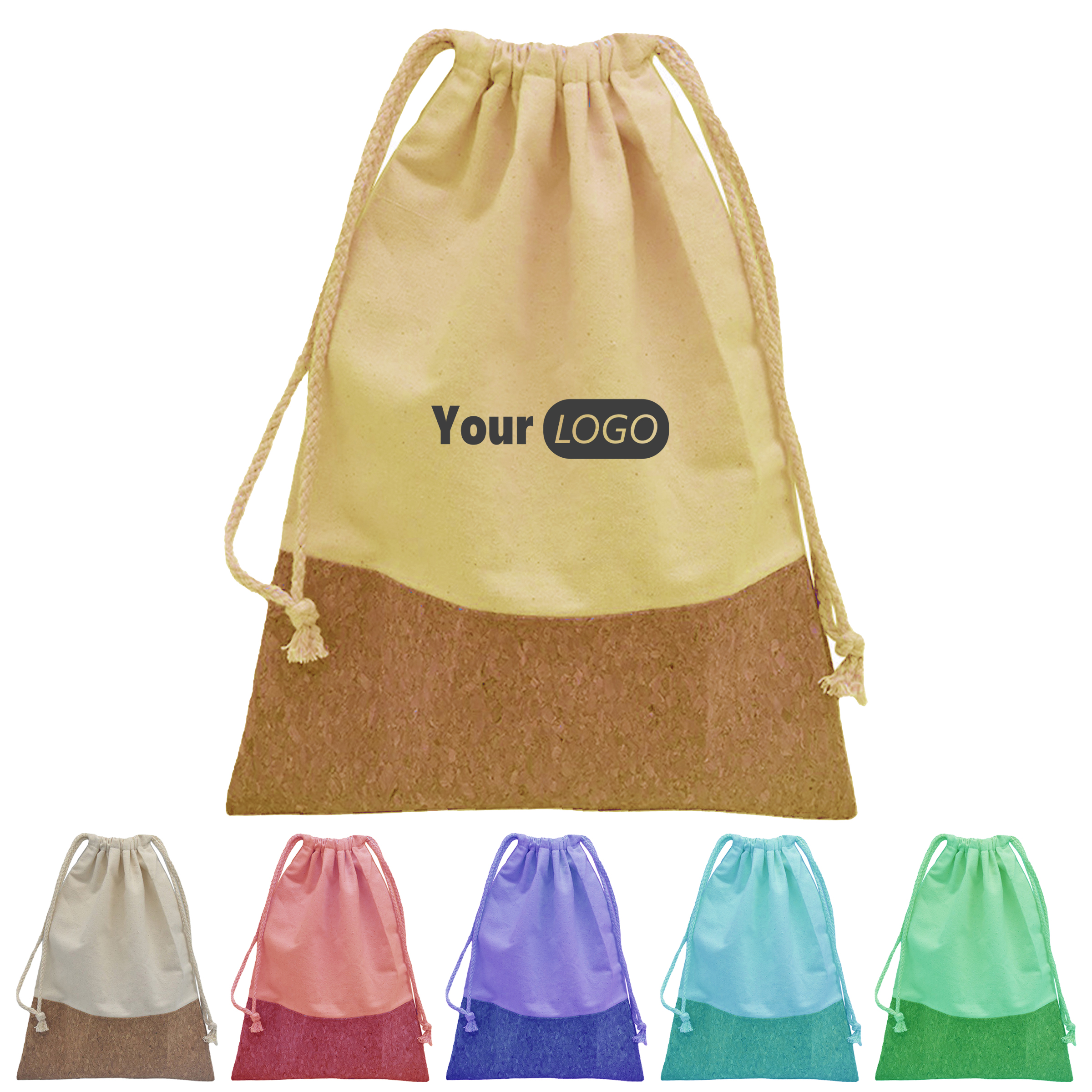 Cotton Custom Drawstring Bag 4
