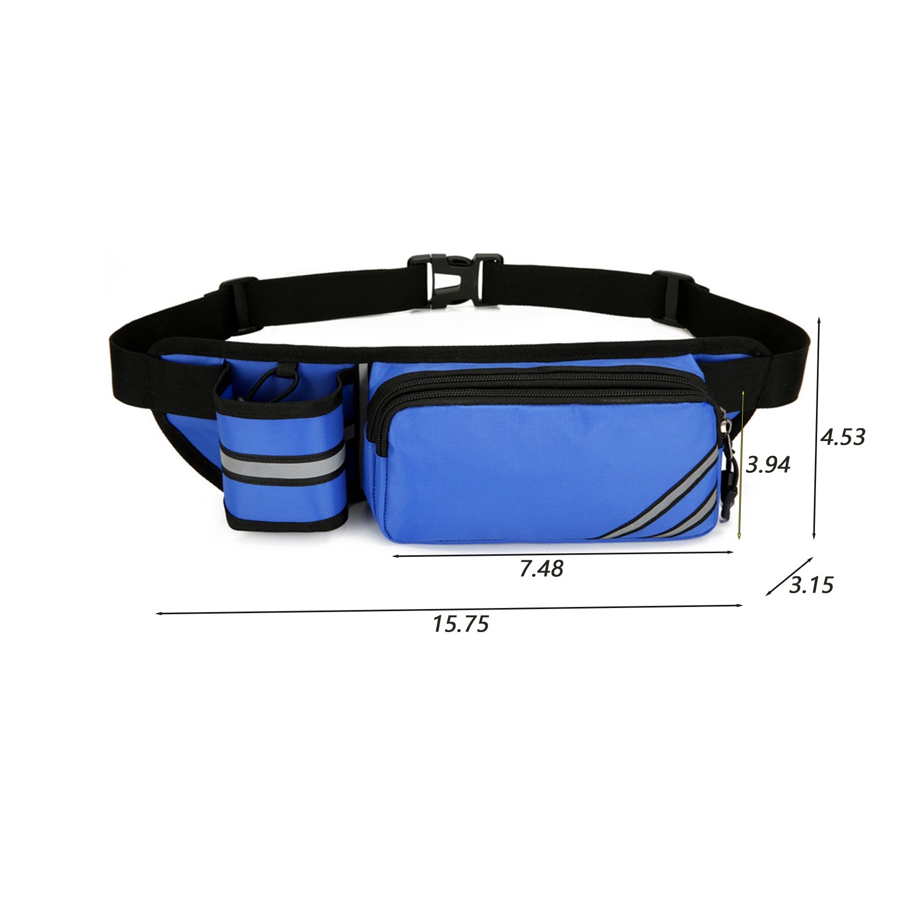 Waterproof Running Waist Bag With Water Bottle Holder 3