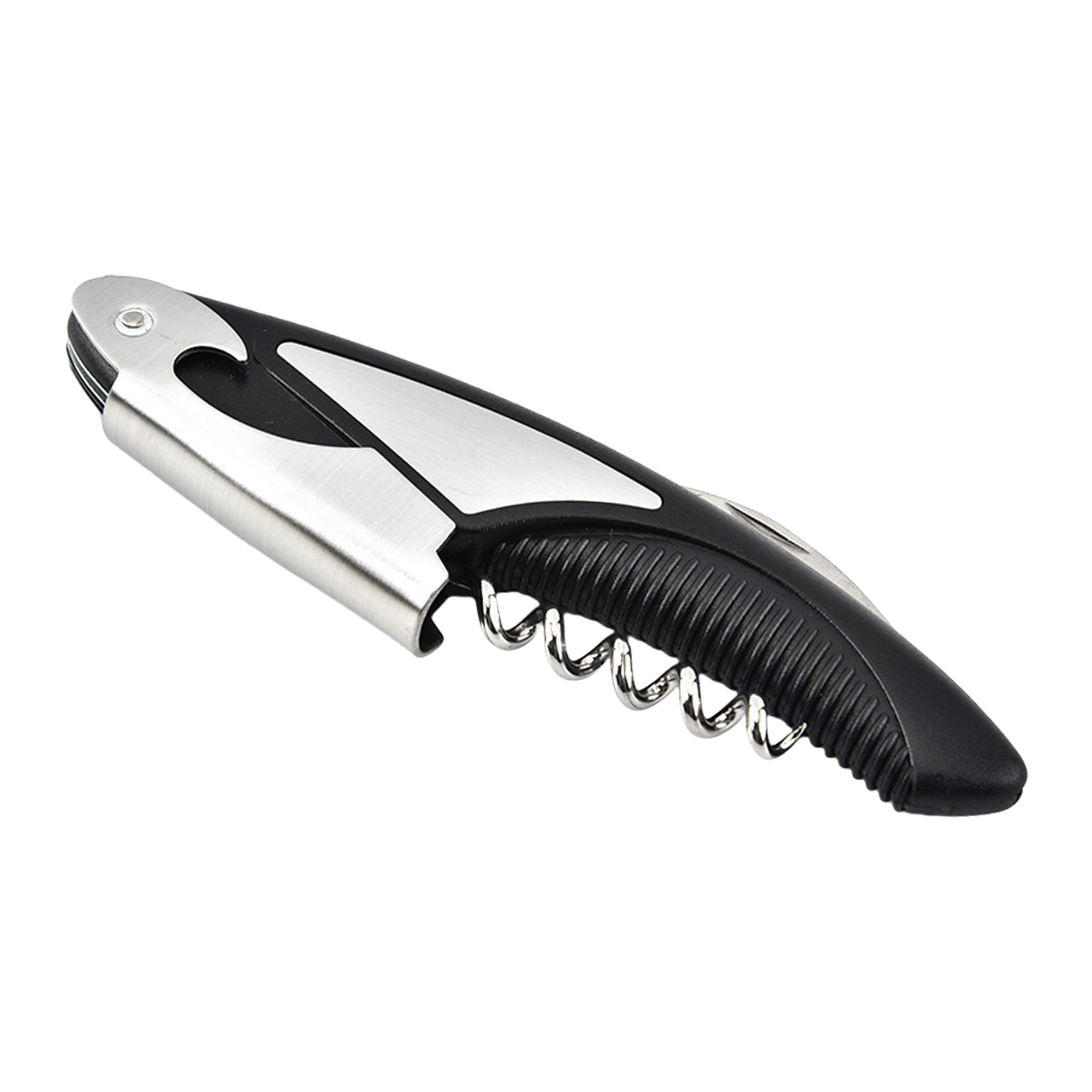 Stainless Steel Large Fish Prawn Head Knife with Multi-Functional Wine Bottle Opener 2