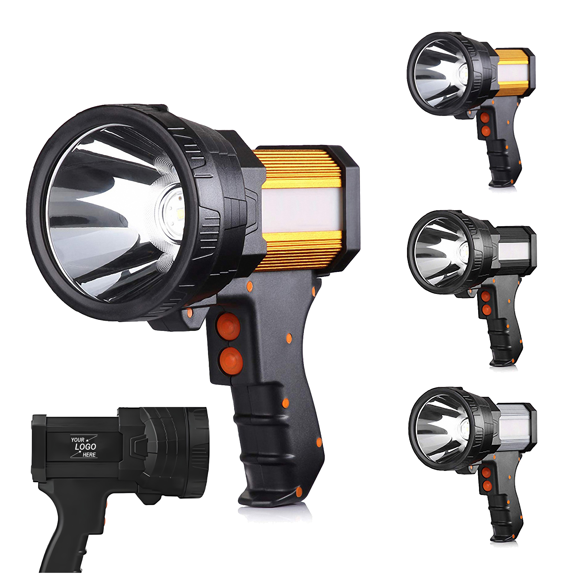 High-Powered Rechargeable Handheld Flashlight 10000 Lumens 7