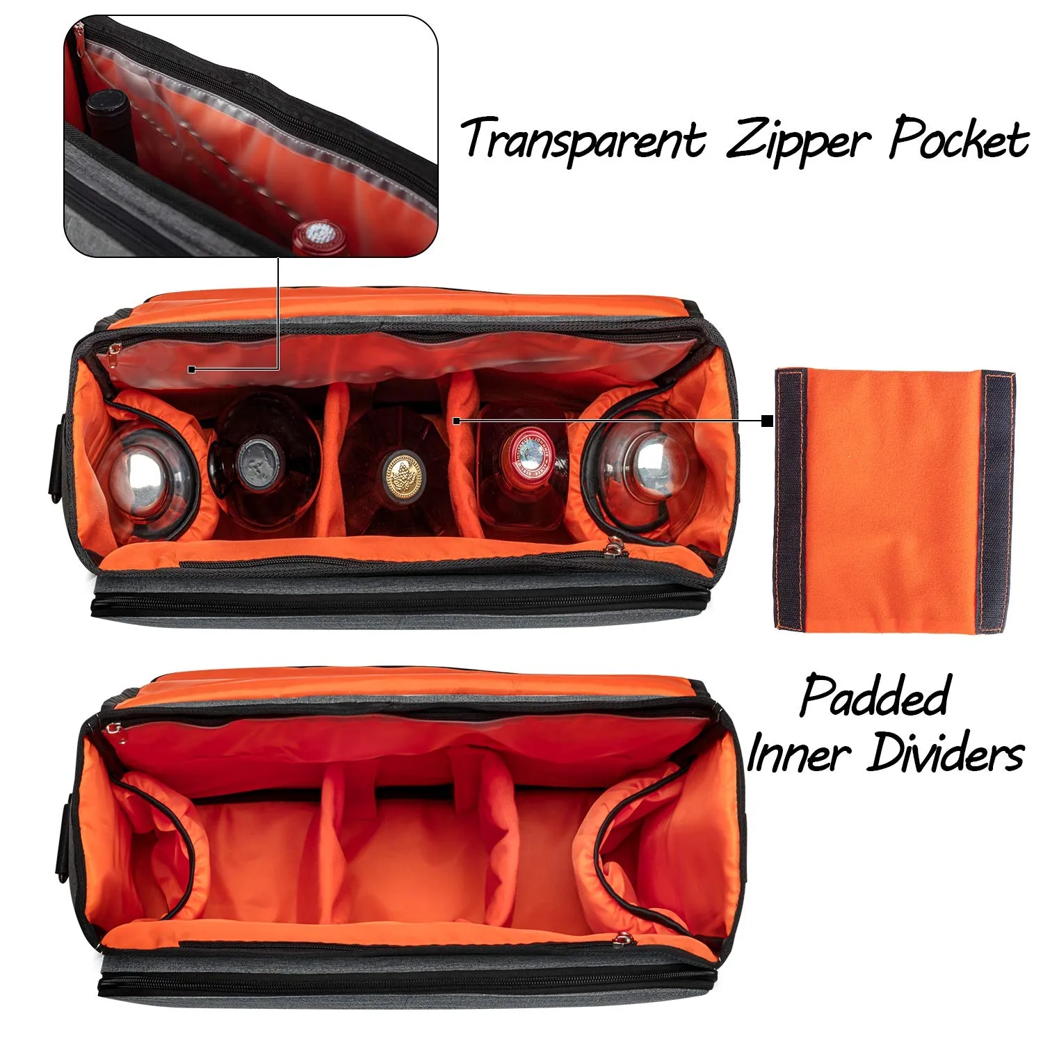 Bartender Kit Travel Bag with Padded Compartments 7