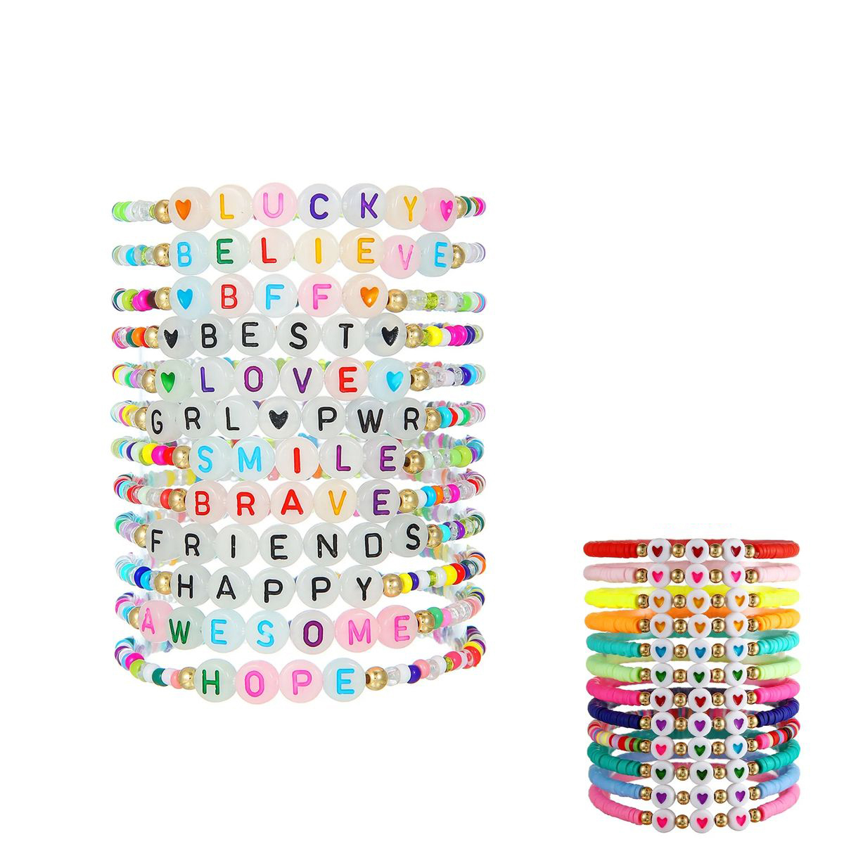 Plastic Beaded Friendship Bracelets for Gifting 2