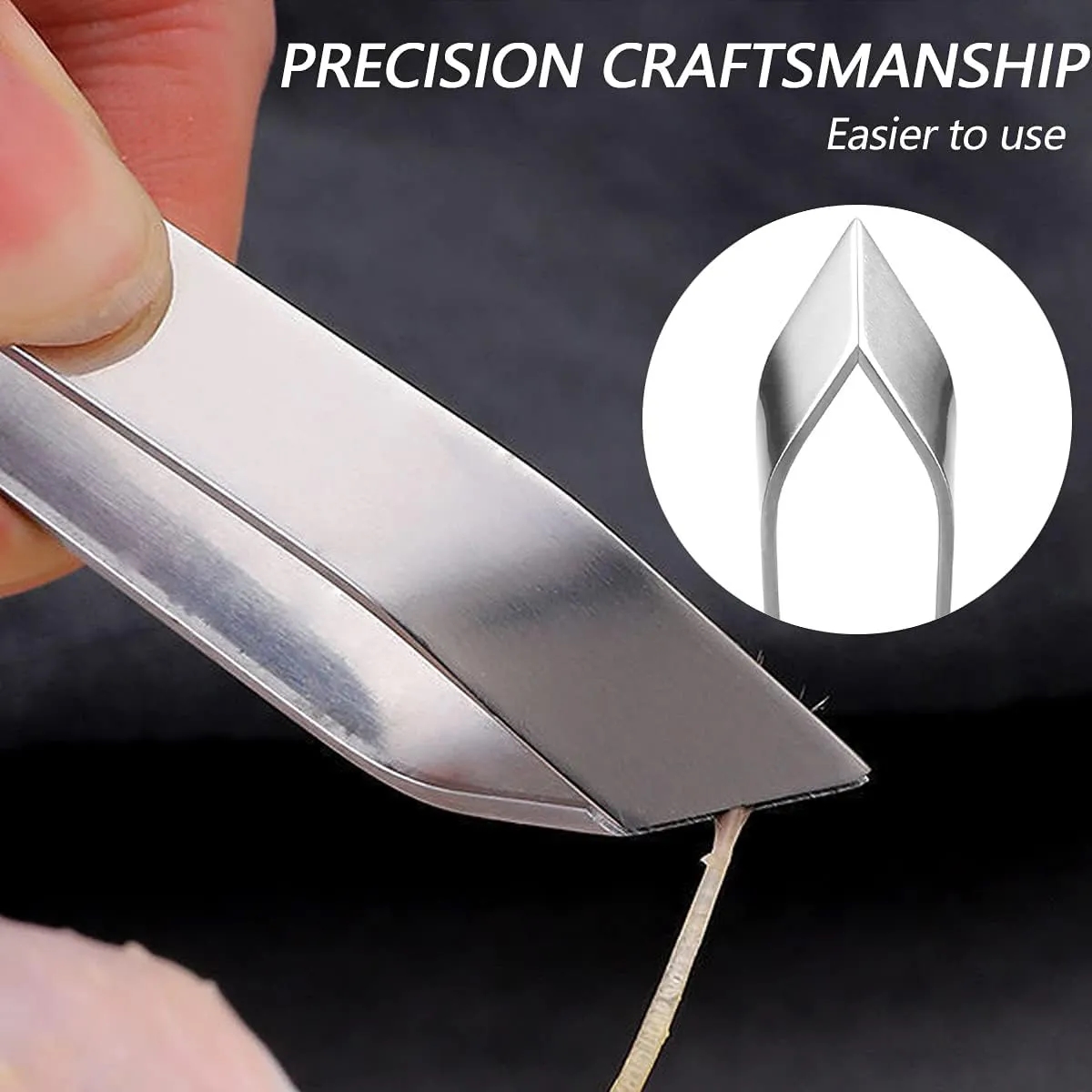 Stainless Steel Fish Bone Pincer  Remover Tweezers 3