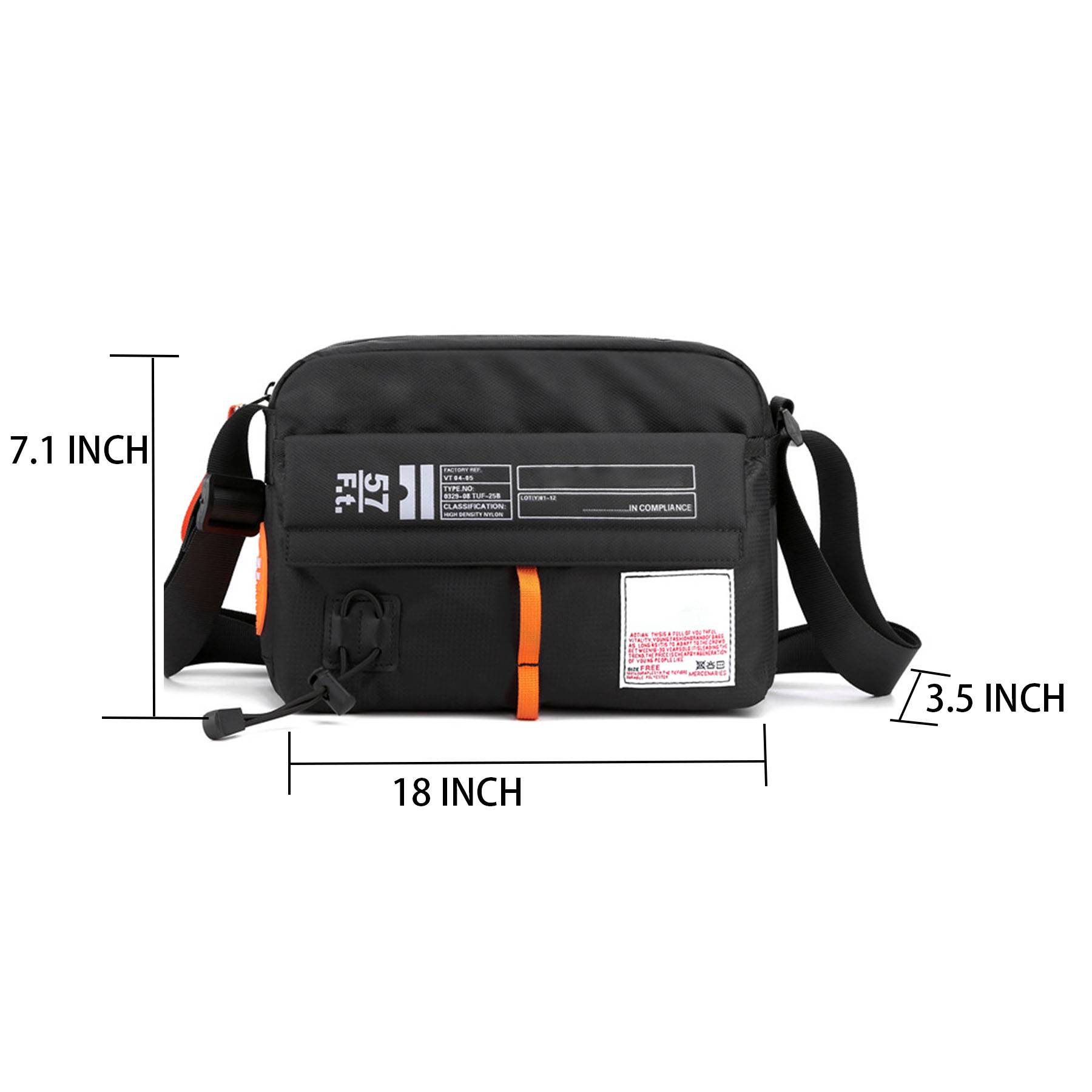 Nylon Outdoor Leisure Cross-body Bag 12
