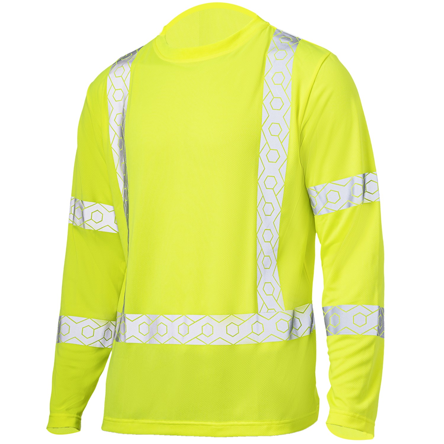 3.8 Oz. Polyester Class 3 Segmented Tape Safety T-Shirt 2