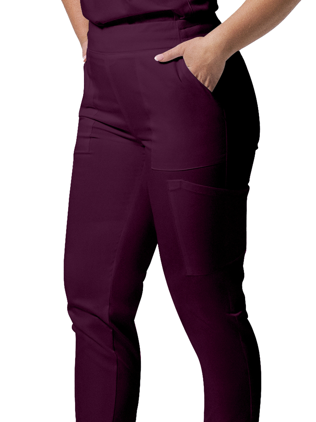 Landau - ProFlex - Women's Six-Pocket Mid-Rise Elastic-Back Waist Jogger Pant 13