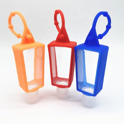 Hand Sanitizer PET Bottle with Silicone Holder - Style 2 3