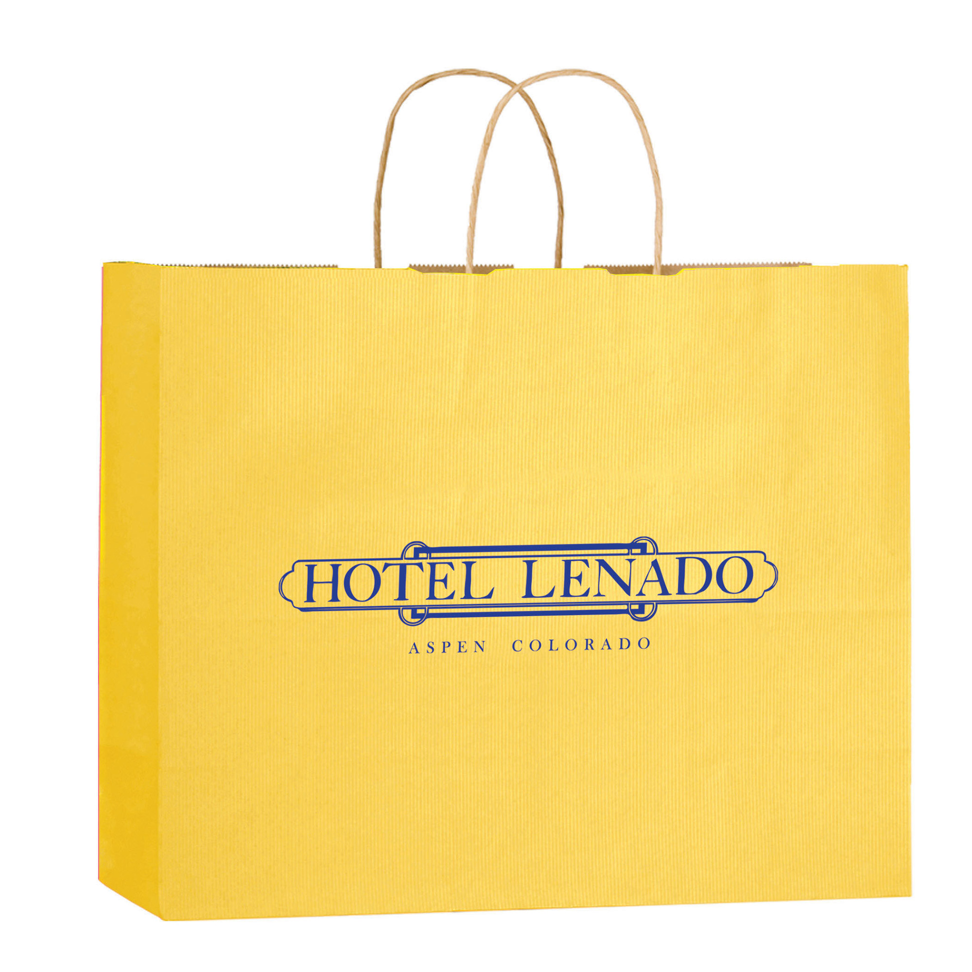 Matte Color Paper Shopper with Twisted Paper Handles 5